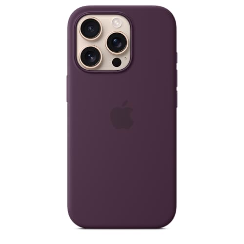 Apple Funda de Silicona con MagSafe para el iPhone 16 Pro - Ciruela ​​​​​​​