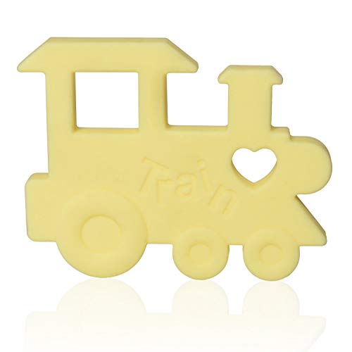 Lil Jumbl Baby Teething Toy  Organic Food Grade Silicone  BPA-Free,Yellow,TR012 (Certified Refurbished) - Thumbnail 2
