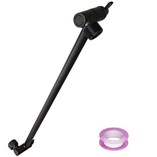 16 Inch Extra Long Adjustable Shower Head Extension Arm with Lock
