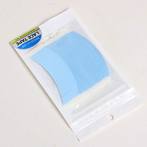 36 Pcs/Bag Double Sided Adhesive Tapes for Hair Extension Lace Front Support Toupee Wigs (blue color) - Thumbnail 6