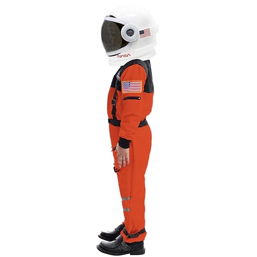 Spooktacular Creations Astronaut Costume with Helmet, Space Suit for Toddler, Kids Astronaut Halloween Costume for Cosplay