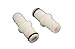 2 Pack Air Hose Quick-Connect Male Connector Replacement Part for Sleep Number Bed M-236 (For Beds with 3/8 Inch Inside Diameter Hoses Only)