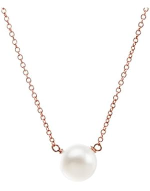 Small Pearls Of Success Rose Gold Dipped Freshwater Cultured Boxed Necklace