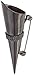 Darice VL1162-13, Lapel Pin Vase with Braid Trim, Black