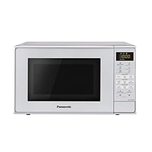 Panasonic-NN-K18JMMBPQ-Microwave-Oven-with-Grill-and-Turntable-20-Litres-Silver Panasonic NN-K18JMMBPQ Microwave Oven with Grill and Turntable, 800w, 1000w Grill, 5 Power Setting, 9 Auto Programmes…