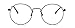 Outray Retro B236 Round Metal Clear Lens Glasses