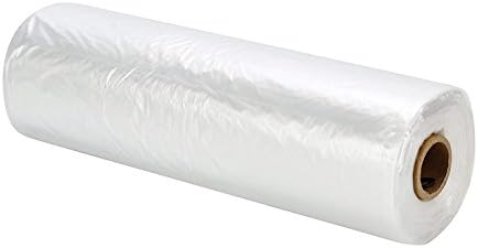RBHK 12x16 Plastic Produce Bag on a Roll Clear Food Storage Bags, Pet Bags, Diapers Bags, One Roll 350 Bags