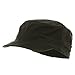 Washed Cotton Fitted Army Cap-Black W32S34E