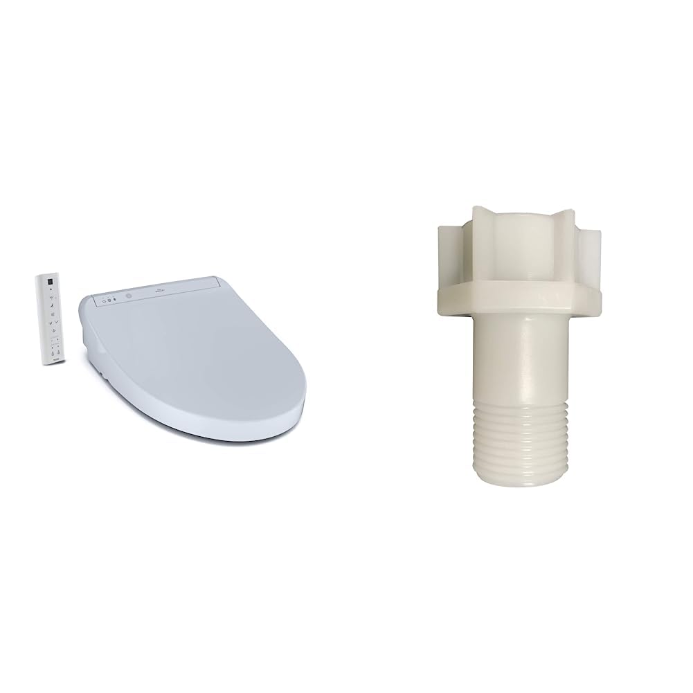 TOTO SW3036R#01 WASHLET K300 Electronic Bidet Toilet Seat, Cotton White & 9AU321-A Plumbing Part, Unfinish Image TOTO SW3036R#01 WASHLET K300 Electronic Bidet Toilet Seat, Cotton White & 9AU321-A Plumbing Part, Unfinish Image
