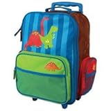 Stephen Joseph Kids Rolling Luggage - Dinosaur Dino