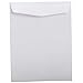 JAM PAPER 8 3/4 x 11 1/2 Open End Catalog Commercial Envelopes - White - 25/Pack