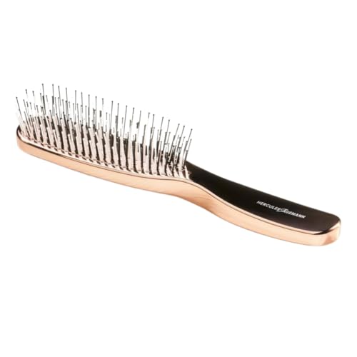 HERCULES SÄGEMANN - Zauberbürste Rosé Gold | Hochwertige Scalp Brush für sanftes Entwirren ohne Ziepen. Ideal für Damen und Herren, geeignet für nasse