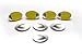 Self Adhesive Hooks From mysonder - Set Of 12 Hooks - Easy To Install And Remove - Strong & Durable Plastic Material -