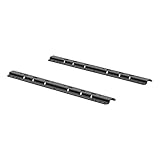 CURT 16204 Black Industry-Standard 5th Wheel Hitch Rails, Carbide