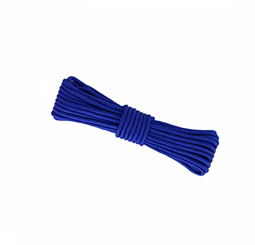 Webb climbing rope,Blue 10M, 20M, 50M, 100M, Rock Climbing Rope,diameter 8mm/10mm Outdoor Explore Escape rescue Rope,High Strength nylon rope Safety Rope (Color : Diameter-10mm, Size : 10M)