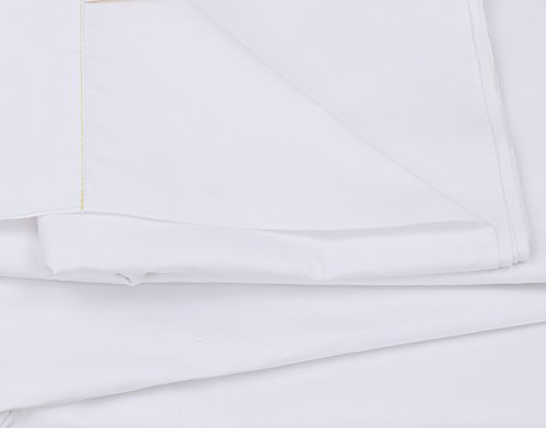 Gold Textiles Pack of 6 King white Fitted Sheets (78x80+14) Polycotton T200, Soft and Comfortable Easycare -Commercial Grade Hotel Quality (6, King)