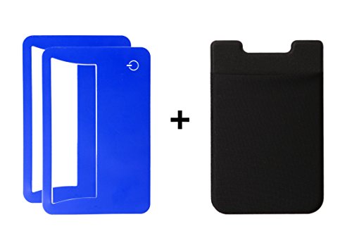 image for Omeet Portable Card Sized Magnifiers Built-in LED Can Stick on Smart P