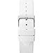 Guess G Twist White Dial Silicone Strap Ladies Watch W0911L1