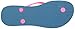 Havaianas Women's Slim Logo Pop-Up Flip Flop Sandal, Blue, 7/8 M US