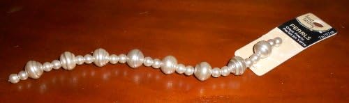 Bead Landing Pearls (Glass) Round Swirl Grey Bead Strand