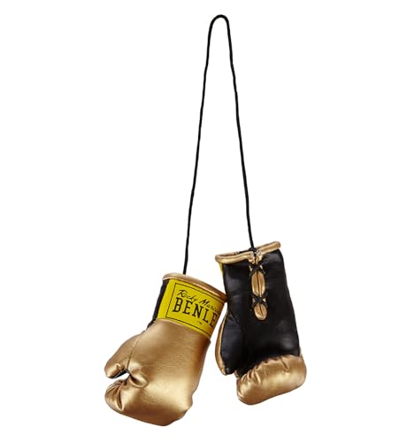 BENLEE Rocky Marciano Unisex_Adult Mini Miniature Boxing Gloves, Gold, standard size 199027 — image 1