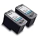 Remanufactured Canon PG30 PG-30 and CL31 CL-31 Tri-Color Printer Ink Cartridge 2-Pack (1 Black + 1 Color) for CANON Printers PIXMA iP1800 iP2600 MP140 MP210 MP470 MX310 MX300 MP190 iP-1800 iP-2600 MP-140 MP-210 MP-470 M-X310 MX-300 MP-190-Black