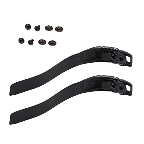 Dongyue 2 Pieces Replacement Inline Roller Skate Shoes Energy Strap with Screws Suit for Men Women Outdoor Skating Parts