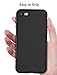 VANMASS iPhone 7/8 Case Matte Finish Flexible Soft Gel TPU Sleek Cover Shell with Thin Slim Fit and Apple Original Natural Touch for Apple iPhone 7, iPhone 8 - Black