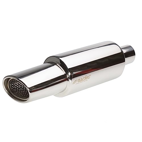 Simoni Racing ESR772 Exhaust Muffler Rounded Inox