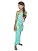 Disney Princess Jasmine Girls Fantasy Pajamas (4, Jasmine Teal)