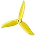 DALPROP CYCLONE Drone Propeller - FalcoRC 3 Leaf Props Tri-Blade High-Speed Propeller T5045C 6Pairs/12pieces(6CW/6CCW) for Drone Quadcopter FPV RC Racing (Yellow/Green/Purple)