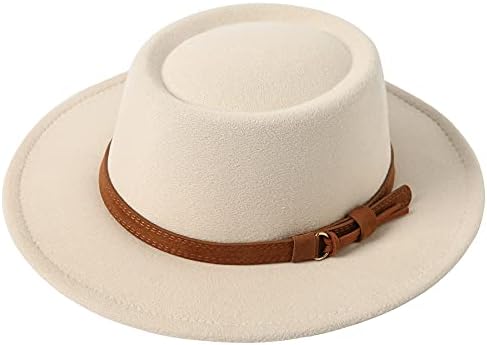 Gigi Pip Wes Wide Brim Felt Fedora Hat for Women, 100% Wool  display picture 2