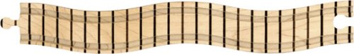Wooden Train Track - 12" Double Wavy - Made in USA