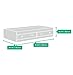 Sauder Shoal Creek Bed, Twin, Diamond Ash finish