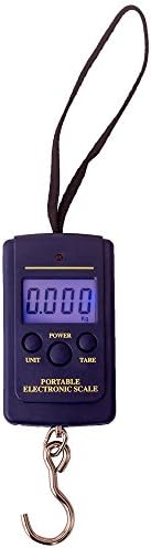 LDW Portable Electronic Scale Hangging Hook Scale, Weighing Tool, 40kg/10g Dark Blue