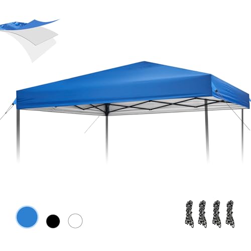 Photo 1 of Gotruth 10×10 Canopy Replacement Top, Pop Up Canopy Replacement Tent Cover for Straight Leg Frame, Waterproof Canopy Top Cover for Garden Patio Camping (Top Only)(Blue)
