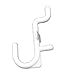 Pegboard Hooks Kit 75-packs J Shape Peg Hooks White Peg Hook Accessories (75 PK, White)