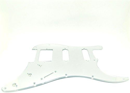 Strat Style Mirror Scratchplate Mirror Surface Pickguard HSS 11 Hole Guitar Replacement