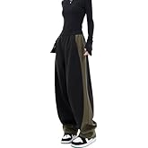 EMMIOL Wide Leg Sweatpants for Women, High Waisted Baggy Joggers, Barrel Leg Lounge Pants with Pockets