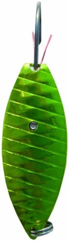 Aqua Dream WS03 Weedless Spoon Lure, Chartreuse, 0.375-Ounce