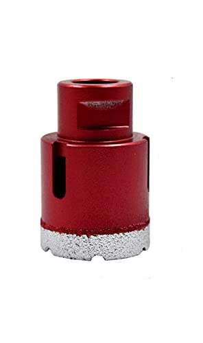 Yaowanguan M14 Drill Bit Hole Saw Tools for Glass/Tile/Ceramic/Marble/Porcelain/Concrete/Granite Cutting Opening - 40mm Diamond Coating Angle Grinder Brazed Drill Bit
