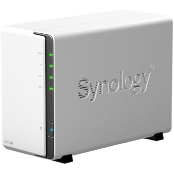 Synology DiskStation 2-Bay (Diskless) Network Attached Storage DS212j (White)