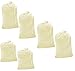 Heavy duty cotton canvas Laundry Bag, set of 6 bag Natural color-24x36
