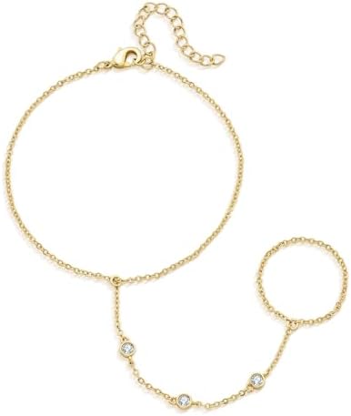 Amazon.com: GUESS Gold-Tone 3 Piece Mixed Chain Bracelet Set 