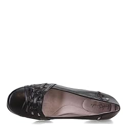 LifeStride Women's Diverse Flat, Black, 10 M US