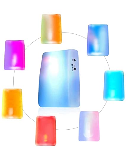 Hakeeta Wireless Doorbell for Elderly/Deaf People, 7 Color Lights Flash + Music Doorbell, Home Wireless Music Door Bell, Distance transmission 30~50m