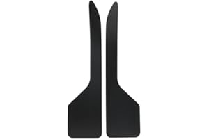 Eagle Long John Lot de 2 rabats noirs mats, résistants aux chocs, ajustement universel, 30,5 x 122,9 cm