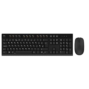 CiT EZ-Touch Wireless Keyboard and Mouse Set - Black