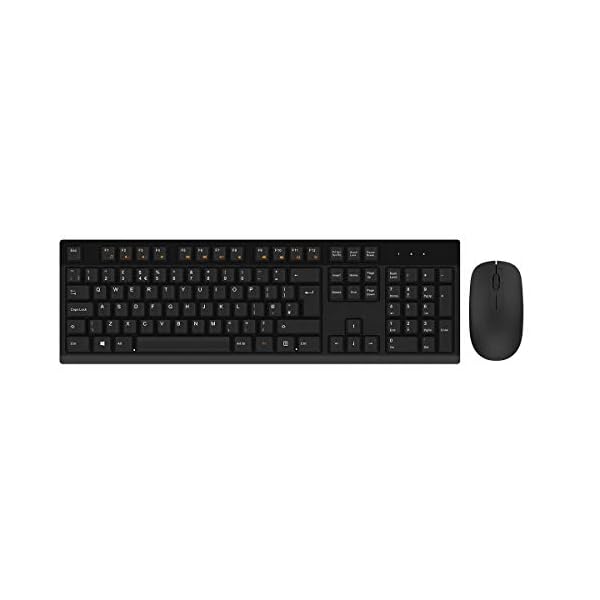 CiT EZ-Touch Wireless Keyboard and Mouse Set - Black