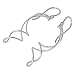 NOVICA .925 Sterling Silver Swirl Dangle Earrings, 'Gentle Sigh'